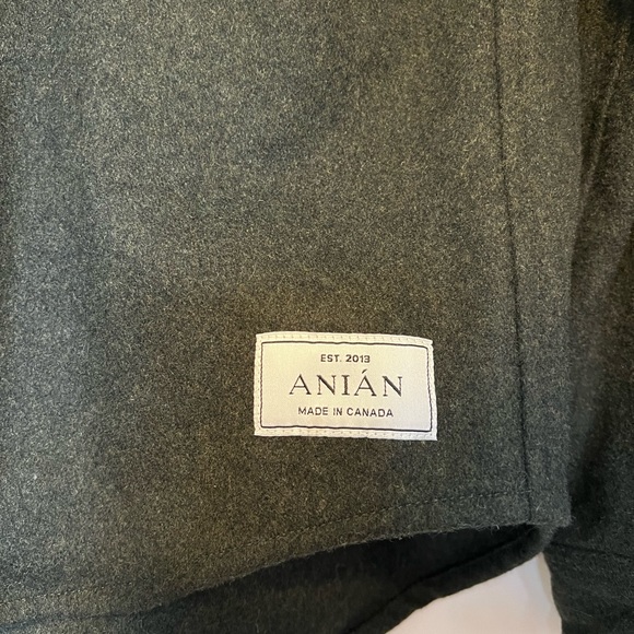 Anian Modern Melton Olive - men's Medium - Picture 7 of 9